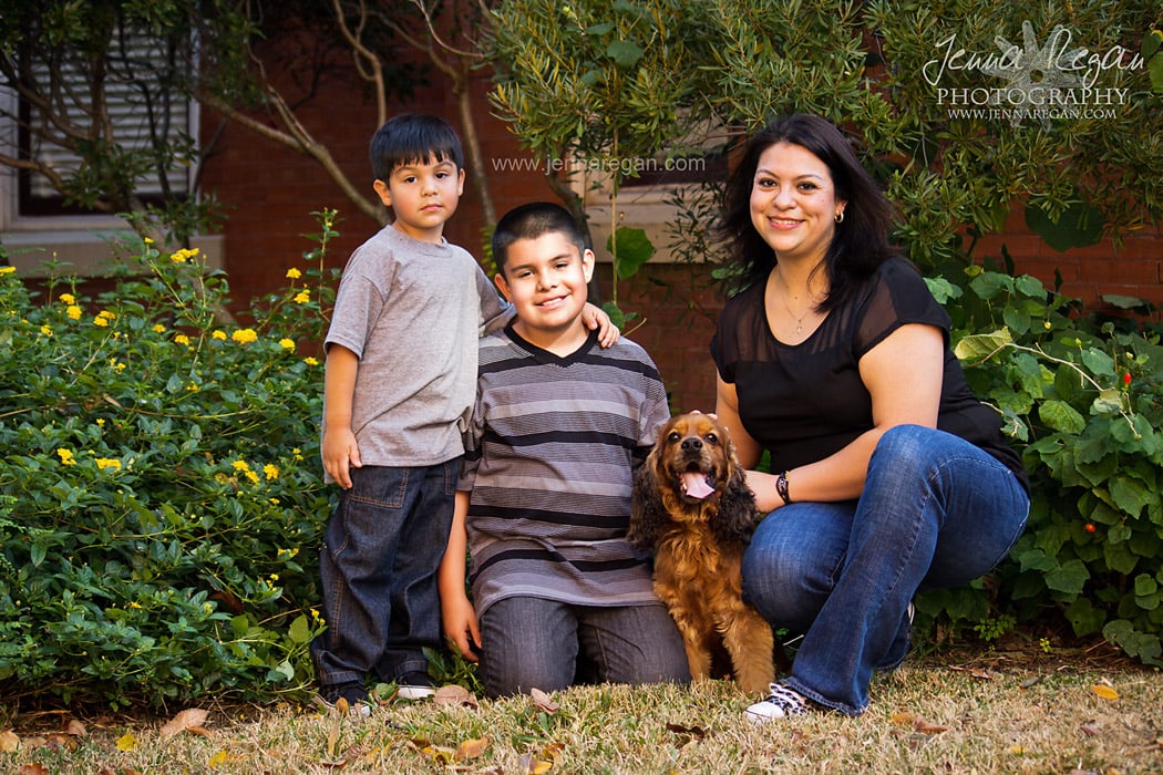 dog and children photographer north texas