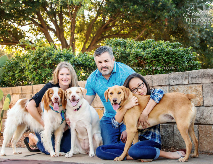 Family Photos with Dogs | Dallas Pet Photographer