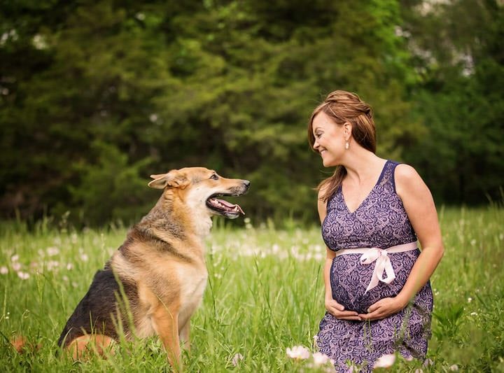 5 Reasons to Include your Dog in a Maternity Photo Session  | DFW Pet Photographer, Jenna Regan