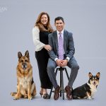 dog and family photography studio portraits- jenna regan photography- dfw pet photography- 2022